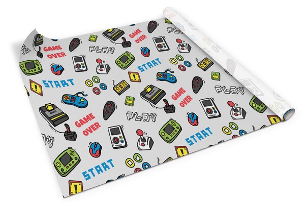 Autocolant mobila Consolă retro