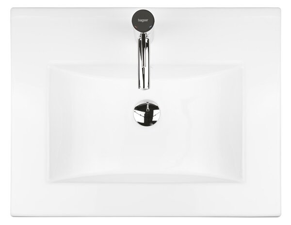Hagser Erika lavoar 60x47 cm dreptunghiular mobilier-încastrat alb luciu HGR50000041