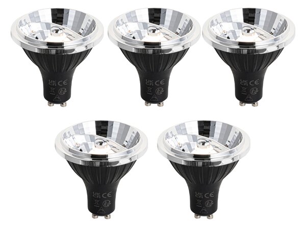 Set 5 becuri Bec LED GU10 reglabil 70mm 6.5W 600LM 3000K