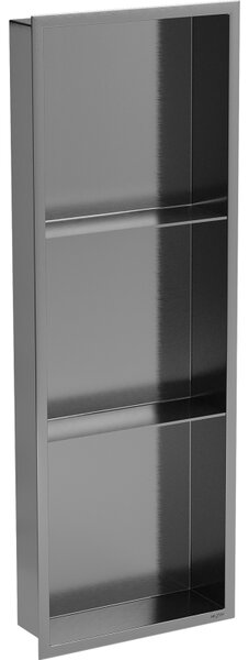Mexen X-Wall-R, raft încastrat cu flanșă 90 x 30 cm, grafit mat - 19E0903010S