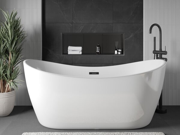 Mexen X-Wall-R, raft încastrat cu flanșă 90 x 30 cm, grafit mat - 19E0903010S