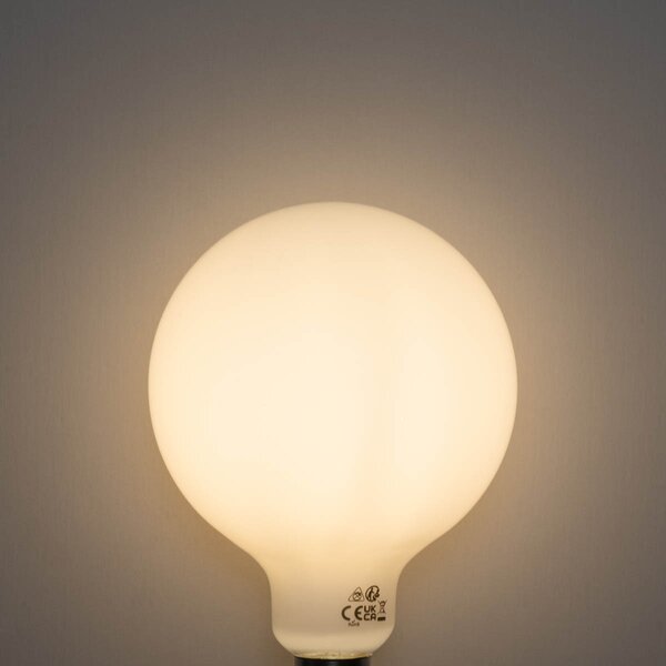 Set 5 becuri Bec LED cu 3 trepte de intensitate reglabilă E27 Opal G125 4W 450lm 3000K