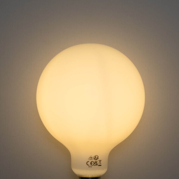 Set 5 becuri Bec LED cu 3 trepte de intensitate reglabilă E27 Opal G125 4W 450lm 2700K