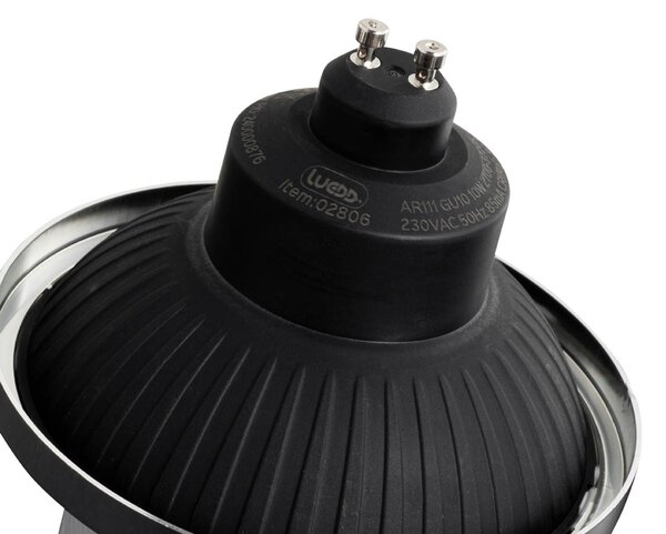 Set de 5 lămpi LED GU10 cu 3 trepte de intensitate luminoasă în Kelvin AR111 10W 800 lm 2700 - 3700K