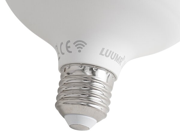 Set de 5 becuri LED inteligente E27 G120 Mat RGBW 9W 806 lm 2700-6500K