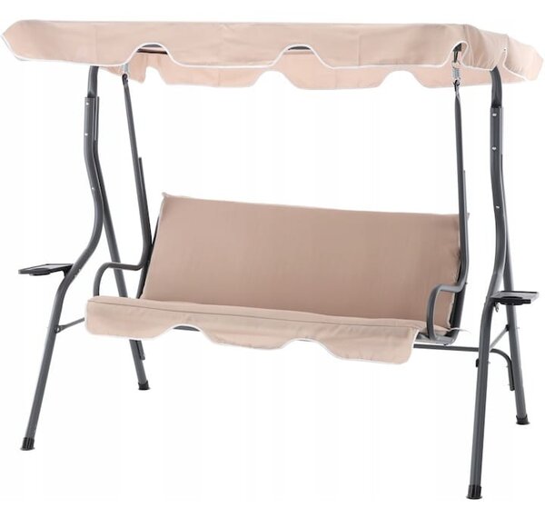 Balansoar De Gradina, Dimensiune 170 x 110 x 153 cm, Cu Suport Pahar