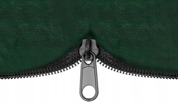 Husa protectie balansoar, leagan, cu fermoar, 215 x 150 x 145 cm, Verde