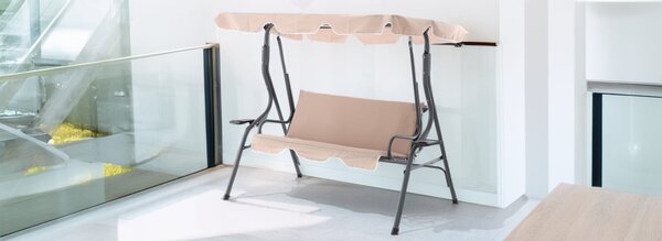 Balansoar De Gradina, Dimensiune 170 x 110 x 153 cm, Cu Suport Pahar