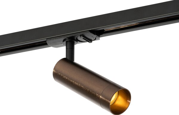 Spot modern bronz închis pentru sistem de șine monofazat 35 mm - Iconic Jeana Luxe