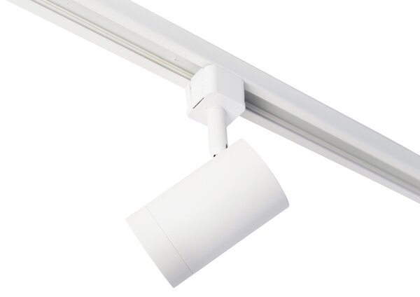 Sistem modern de iluminat pe șine cu 6 spoturi albe monofazate 200cm - Iconic Jeana