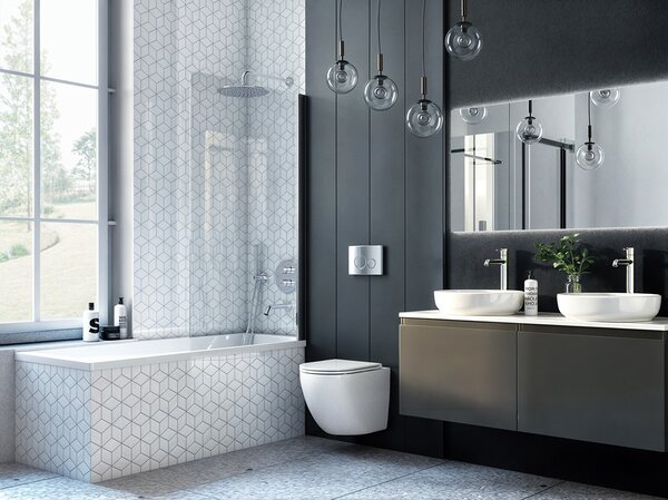 Oltens Lule buton de spălare pentru WC auriu strălucitor 57102100