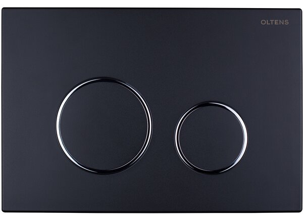 Oltens Lule buton de spălare pentru WC negru mat/crom/negru mat 57102300