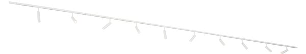 Sistem de iluminat pe șine modern cu 10 spoturi albe monofazate - Slimline Uzzy