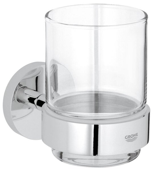 Grohe Essentials cană pentru spălat dinți transparent-crom 40447001
