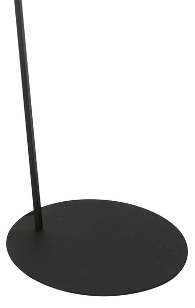 Lampă de podea modernă neagră cu dimmer - Anne ZigZag