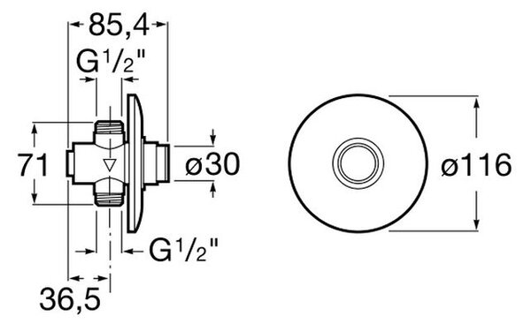Roca Instant supapă pisoar A5A9077C00