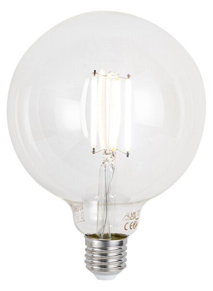 Bec LED E27 reglabil G125 transparent 7W 806 lm 2700-6500K Zigbee