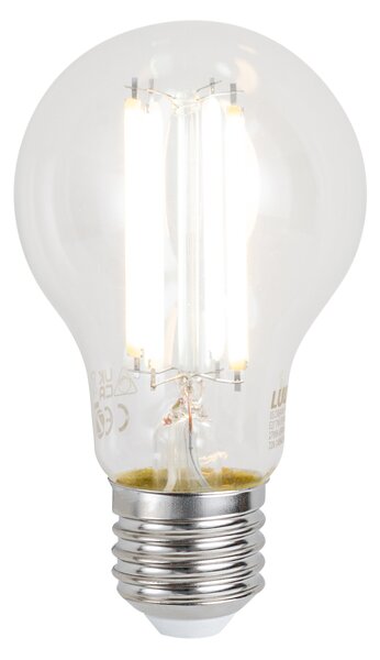 Bec inteligent E27 cu LED, reglabil, A60, transparent, 7W, 806 lm, 2700-6500K, Zigbee