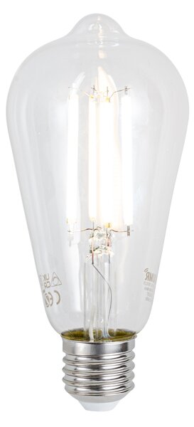Bec LED E27 reglabil ST64 transparent 7W 806 lm 2700-6500K Zigbee
