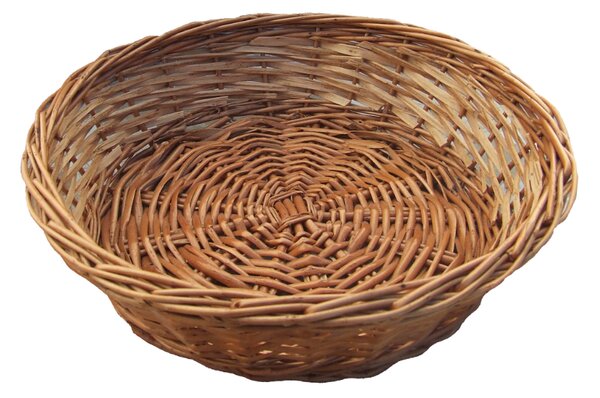 Tava rotunda din rachita -rustic KR-425