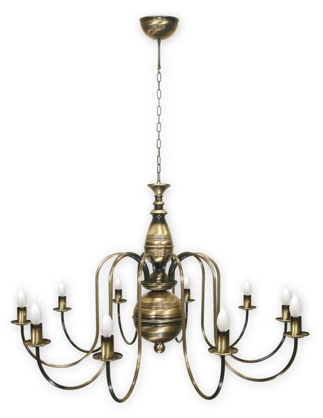 Brilagi - Candelabru cu lanț OPERA MAX 10xE14/60W/230V alamă