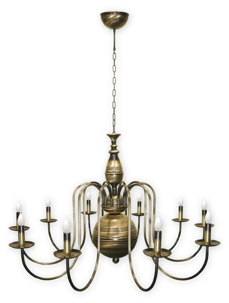 Brilagi - Candelabru pe lanț OPERA MAX 10xE14/60W/230V alamă
