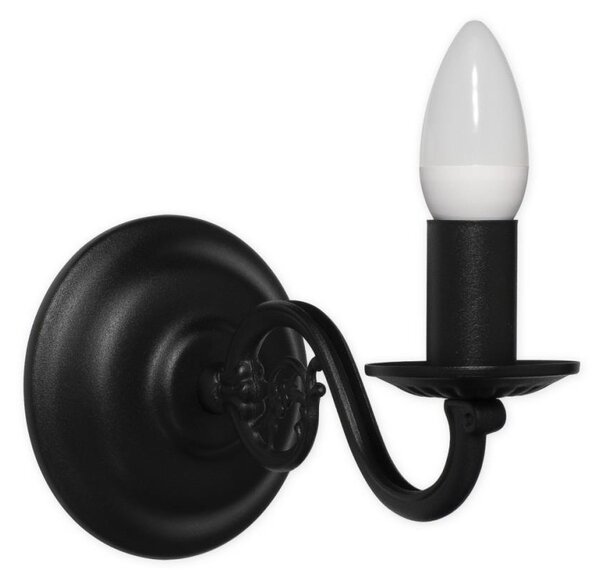 Brilagi - Lampă de perete IMPERO 1xE14/60W/230V neagră