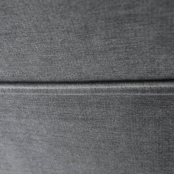 KONDELA Colţar extensibil, material textil gri, model stânga, SANTIAGO