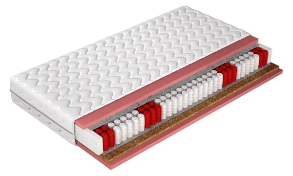 Saltea POCKET KOKOS, alb, 100x200 cm