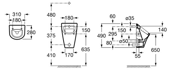 Roca Nexo pisoar A35364L000