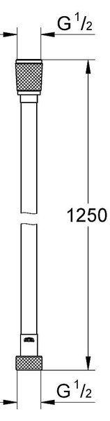 Grohe Silverflex furtun de duș 125 cm Warm Sunset 28362DA0