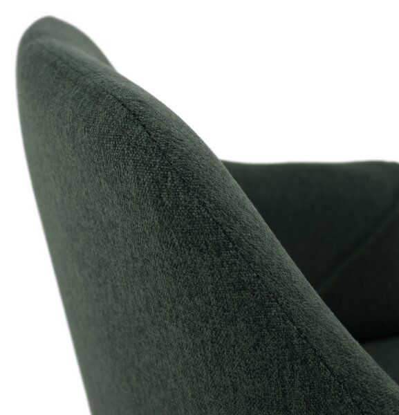 KONDELA Fotoliu design, verde / fag, PETRUS