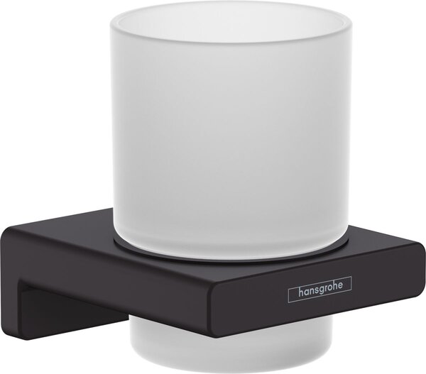 Hansgrohe AddStoris pahar pentru periuta de dinti alb-negru 41749670