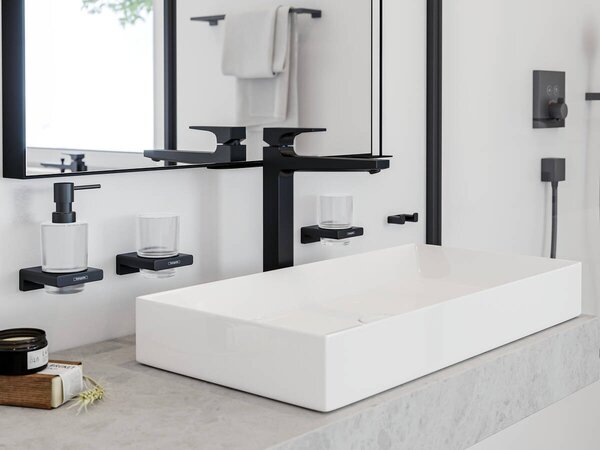 Hansgrohe AddStoris pahar pentru periuta de dinti alb-negru 41749670