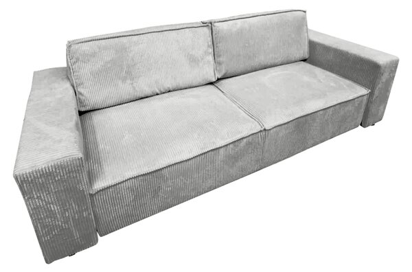 KONDELA Canapea extensibilă, gri deschis, HARPERA BIG SOFA