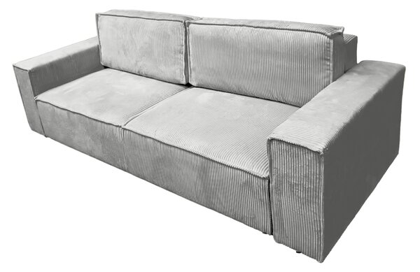 KONDELA Canapea extensibilă, gri deschis, HARPERA BIG SOFA