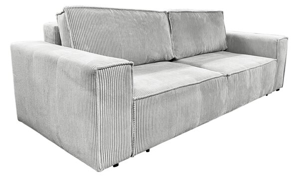 KONDELA Canapea extensibilă, gri deschis, HARPERA BIG SOFA