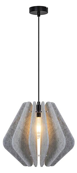Lustră suspendată pe cablu MARGARET 1xE27/40W/230V gri