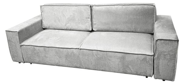 KONDELA Canapea extensibilă, gri deschis, HARPERA BIG SOFA