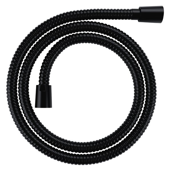 Omnires furtun de duș 125 cm negru 022-XBL
