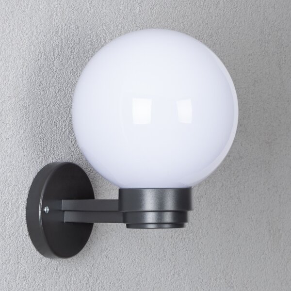 Brilagi Ven HARBOR - aplică de perete LED RGBW 1xE27/9W/230V IP33 antracit/alb