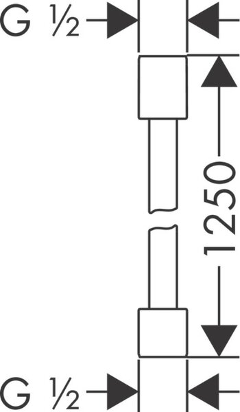Axor Starck furtun de duș 125 cm || 28282950