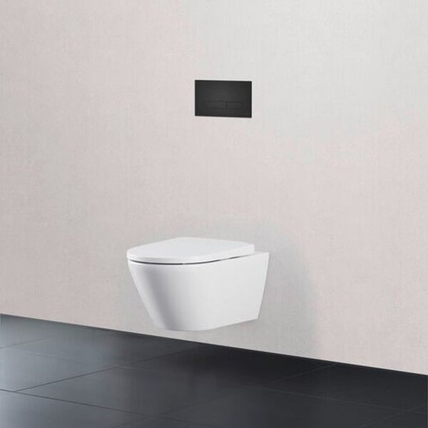 Duravit DuraSystem buton de spălare pentru WC negru WD5001031000
