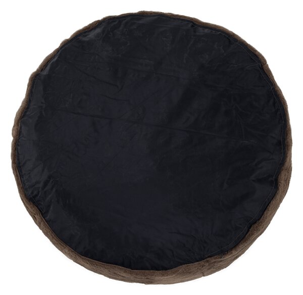 KONDELA Fotoliu tip sac urs, maro, MEDAK