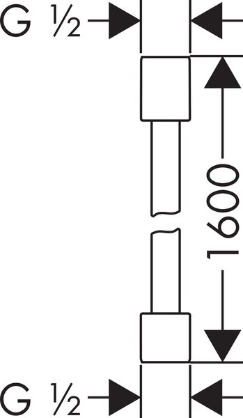 Axor Starck furtun de duș 160 cm || 28286950