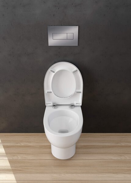 Deante Slim buton de spălare pentru WC crom lucios CST_051P