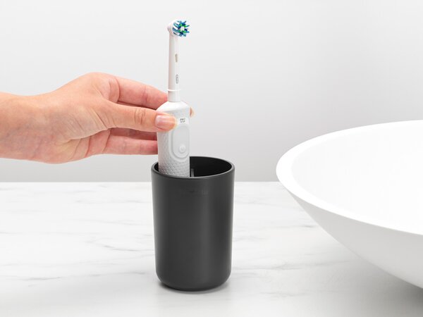 Brabantia ReNew pahar pentru periuta de dinti gri 280283