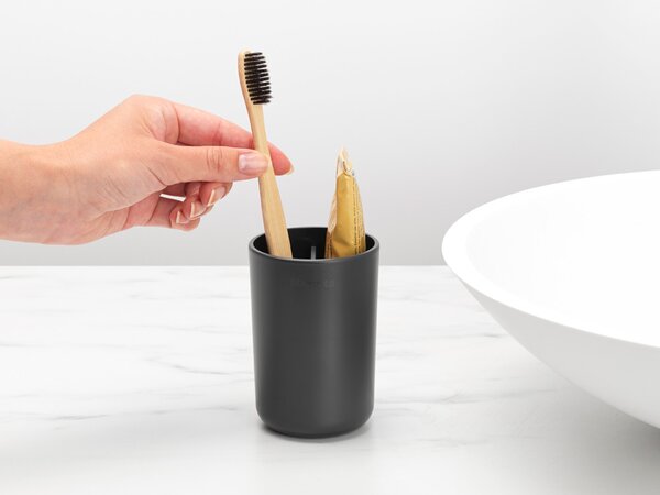 Brabantia ReNew pahar pentru periuta de dinti gri 280283