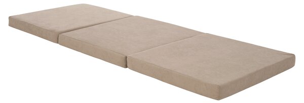 KONDELA Saltea pliabilă, spumă, 65x180, bej, LEVI 65