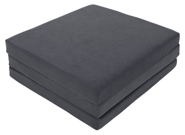 KONDELA Saltea pliabilă, spumă, 65x180, gri, LEVI 65